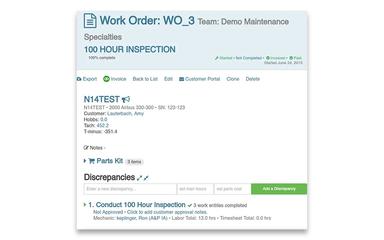 Quantum MX Work order