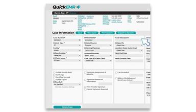 QuickEMR EZ Claim Integration