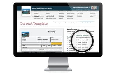 QuickSchools Customizable Transcripts