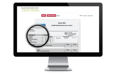 QuickSchools Report Cards