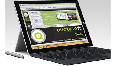QuoteSoft Main menu