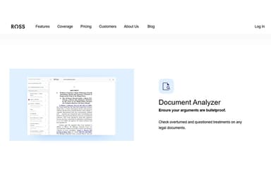 ROSS Intelligence Document Analyzer