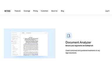 ROSS Intelligence Document Analyzer