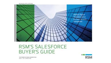 RSM Salesforce Buyer's Guide