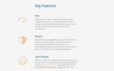 Radmin Features