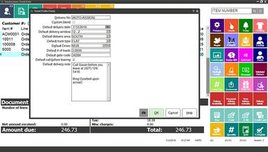 Rapid Garden POS advanced delivery module