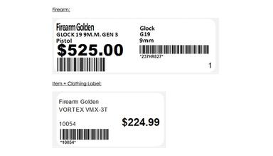 Rapid Gun Systems Product labels