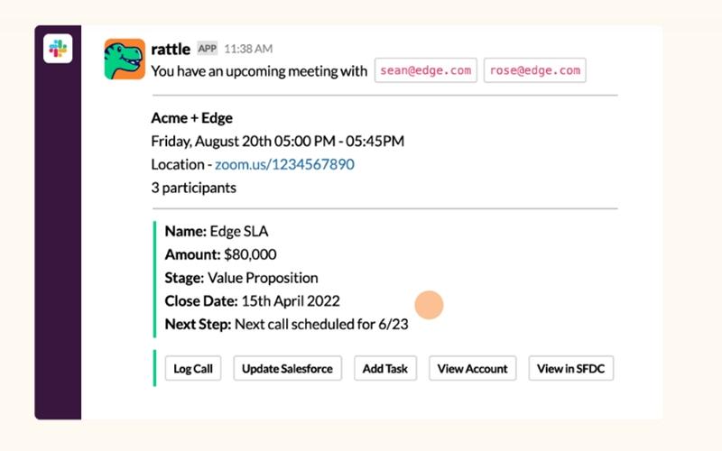 Rattle Upcoming Meetings