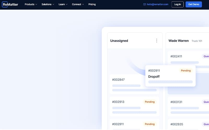 ReMatter Front Page