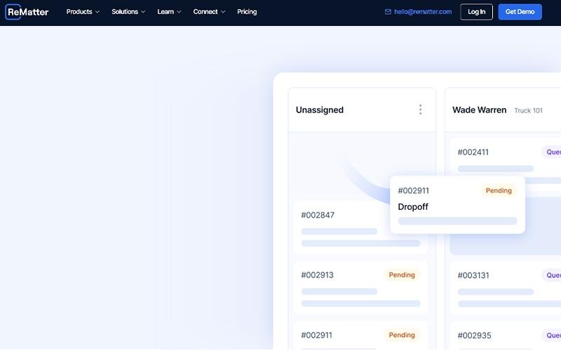 ReMatter Front Page