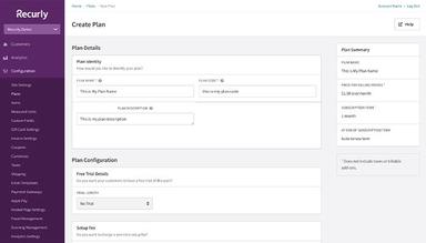 Recurly Simple, flexible features