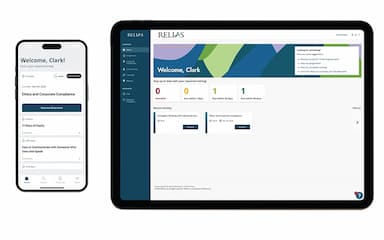 Relias Healthcare Welcome Page