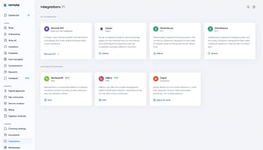 Remote Employer Integrations Page