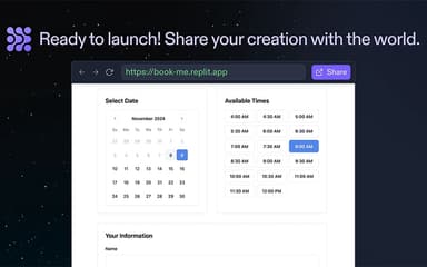 Replit Share App