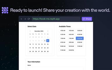 Replit Share App
