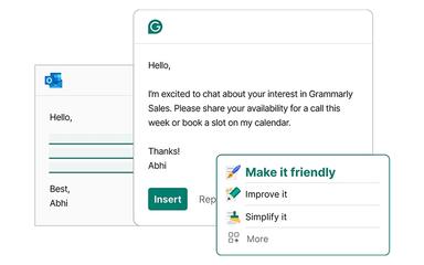 Reply with Grammarly’s Generative AI