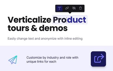 Reprise Verticalize product tours and demos