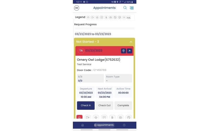 ResortCleaning Housekeeper Daily List