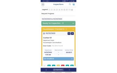 ResortCleaning Inspector Daily List
