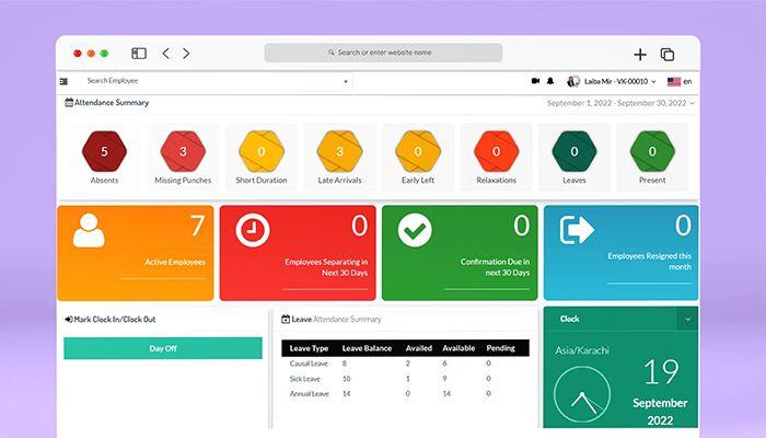 Resourceinn Employee online Attendance