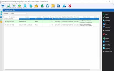 RetailEdge Purchase Orders