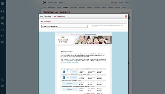 RevenueWell Treatment Plans
