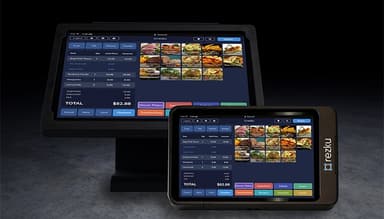 Rezku POS Full service solution for counter service and handheld tableside ordering and payments