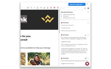 Red Marker Suggested Complaint Copy Changes