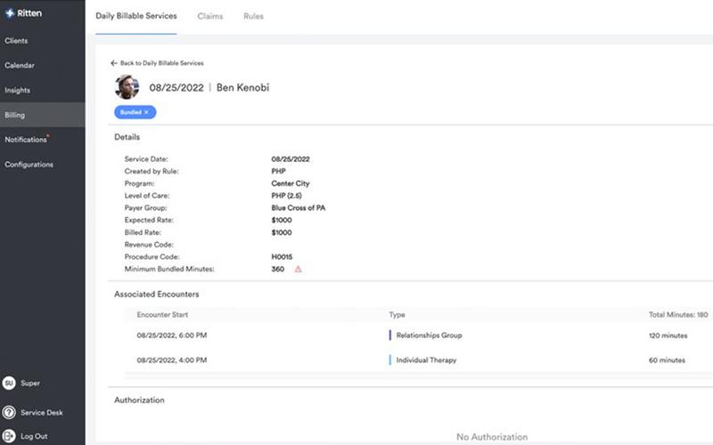 Ritten Billable Services