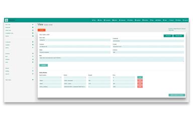 Roadside Software View Sales Order