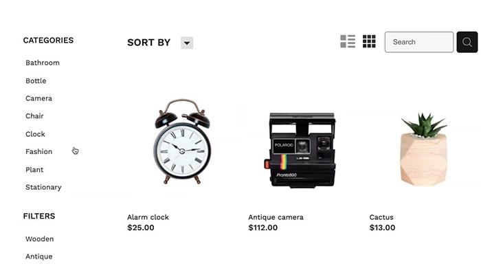 Rocketspark product categories