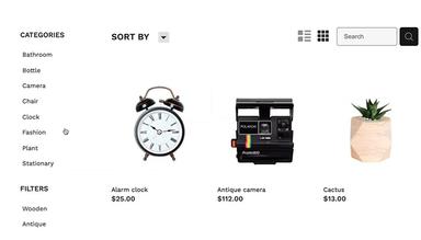 Rocketspark product categories