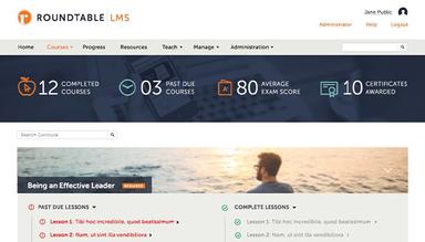 Roundtable Online Learning LMS Courses