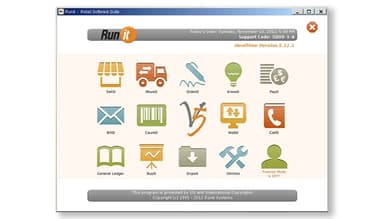 Runit POS Main Screen
