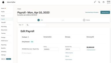 Run Payroll