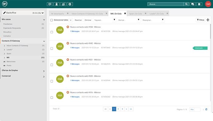 S1 Gateway Contacts