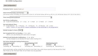 Configure preferences