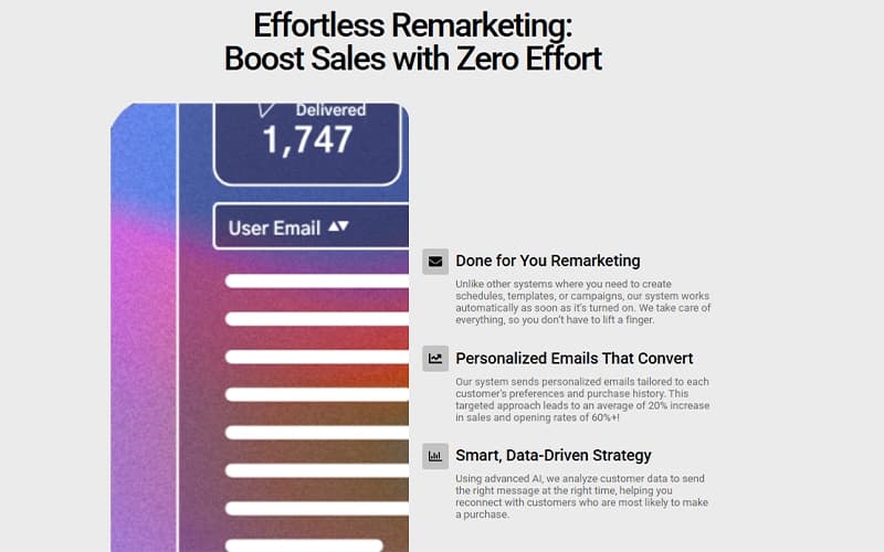 SWIPEBY Effortless Remarketing