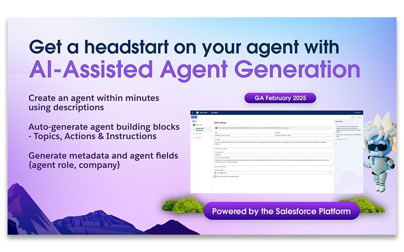 Salesforce Agentforce AI Agent Generation