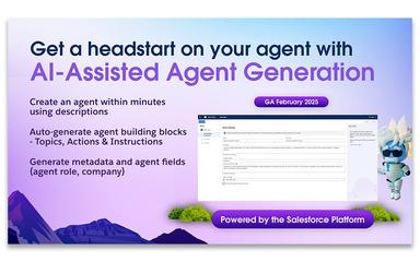 Salesforce Agentforce AI Agent Generation