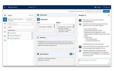 Salesforce Agentforce Dextop View