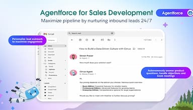 Salesforce Sales Cloud Sales Development Agent