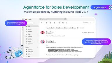 Salesforce Sales Cloud Sales Development Agent