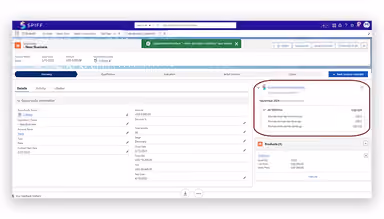 Salesforce Spiff Commission Estimator