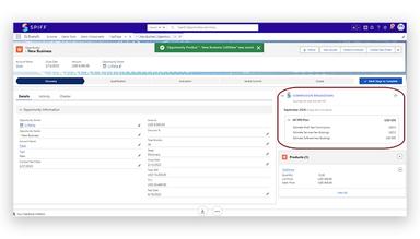 Salesforce Spiff Commission Estimator