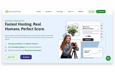 ScalaHosting Login Page