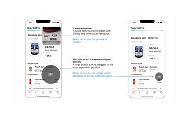 Scandit Camera preview