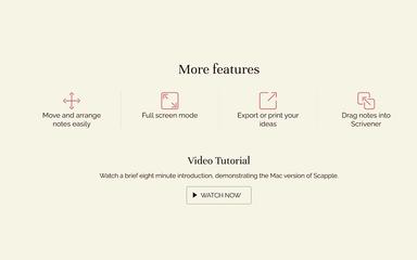 Explore Scapple Features