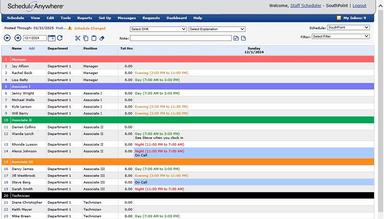 ScheduleAnywhere Mapping the Schedules