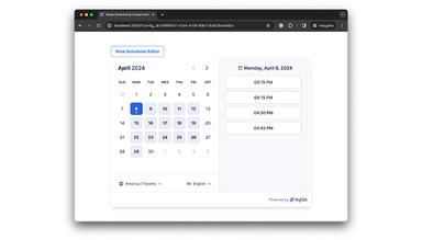 Nylas Docs Scheduler